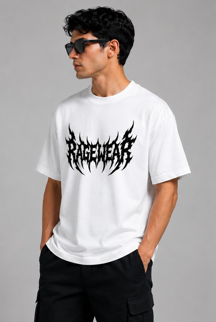 White Anime Oversized