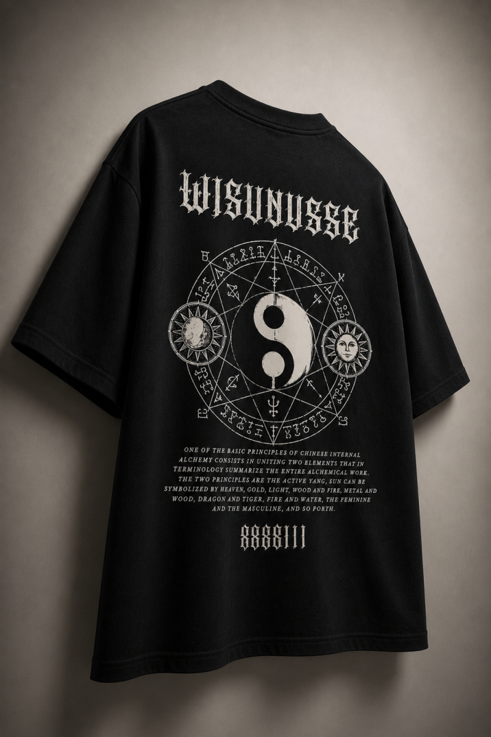 Yin Wisdom Oversized Tee image 3