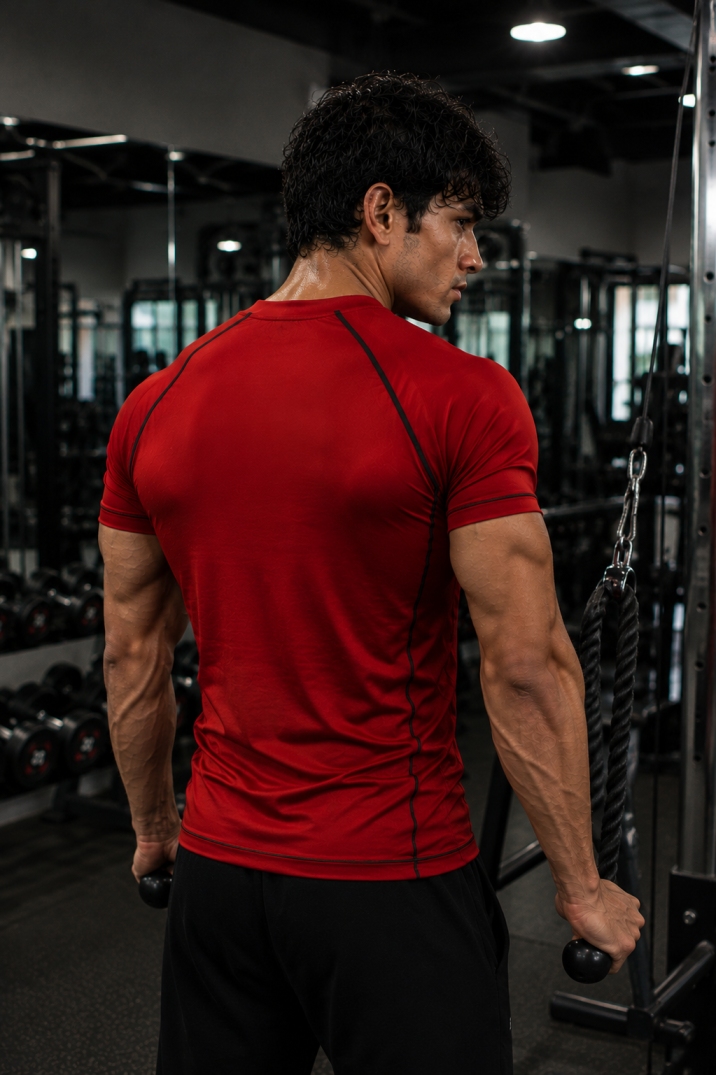 Rage Compression T-shirt Red image 3